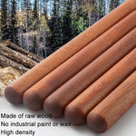 Home Wooden Rolling Pin Nonstick Red Sandalwood Rolling Stick, 25x3cm, 30x3cm, 40x3cm, 30x3.6cm, 40x3.6cm, 50x3.6cm