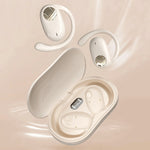 JS911 OWS Ear-mounted Dual-mic Call Noise Reduction LED Digital Display Bluetooth Earphones