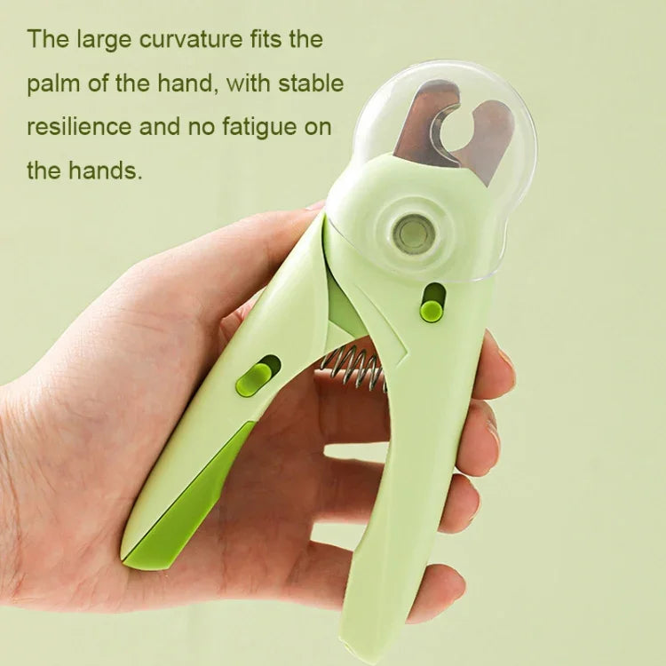 LED Pet Nail Clippers Dog And Cat Nail Clippers With Nail Polisher