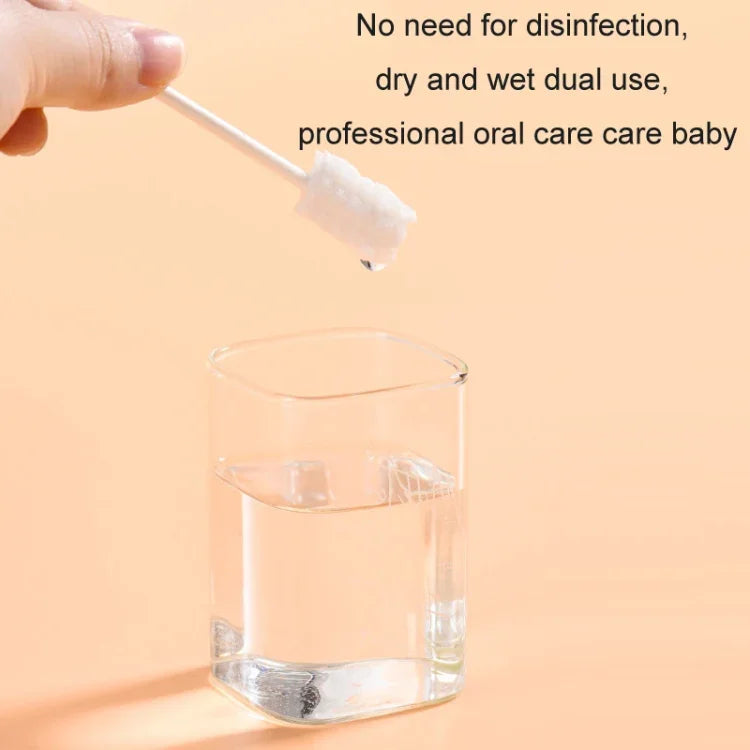 CUYUANSD 30pcs/can Baby Oral Cleaner Tongue Cleaning Gauze Swab, Classic