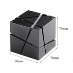 Qone Cube AI Smart Voice-Controlled Bluetooth Speaker RGB Light Mini Wireless Audio, AI Voice-Controlled (Blue), AI Voice-Controlled (Pink), AI Voice-Controlled (Black), AI Voice-Controlled (White)