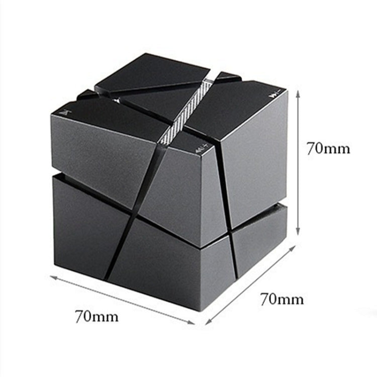 Qone Cube AI Smart Voice-Controlled Bluetooth Speaker RGB Light Mini Wireless Audio, AI Voice-Controlled (Blue), AI Voice-Controlled (Pink), AI Voice-Controlled (Black), AI Voice-Controlled (White)