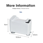 Smart Induction Toothpaste Squeezer Electric Automatic Toothpaste Dispenser, Battery White, Rechargeable  White, Battery Silver, Rechargeable Silver