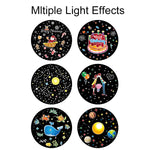 Rotatable Cartoon Atmosphere Projection Lamp Music Night Light, Plug-in Model, Music Box Remote Model, Bluetooth Remote Model