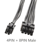 CPU 8Pin To 8+4Pin Adapter Cable Power Supply Motherboard Processor Power Cable, 20cm, 30cm