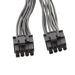 8P Female To Dual 6+2Pin Male Graphics Card Power Cable 8P To Dual 8P 1 To 2 Power Adapter Cable, 8P Female To Dual 6+2Pin Male