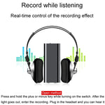 Q25 Intelligent Voice Recorder With Screen HD Noise Canceling Back Clip Voice Reporter, 4GB, 8GB, 16GB, 32GB