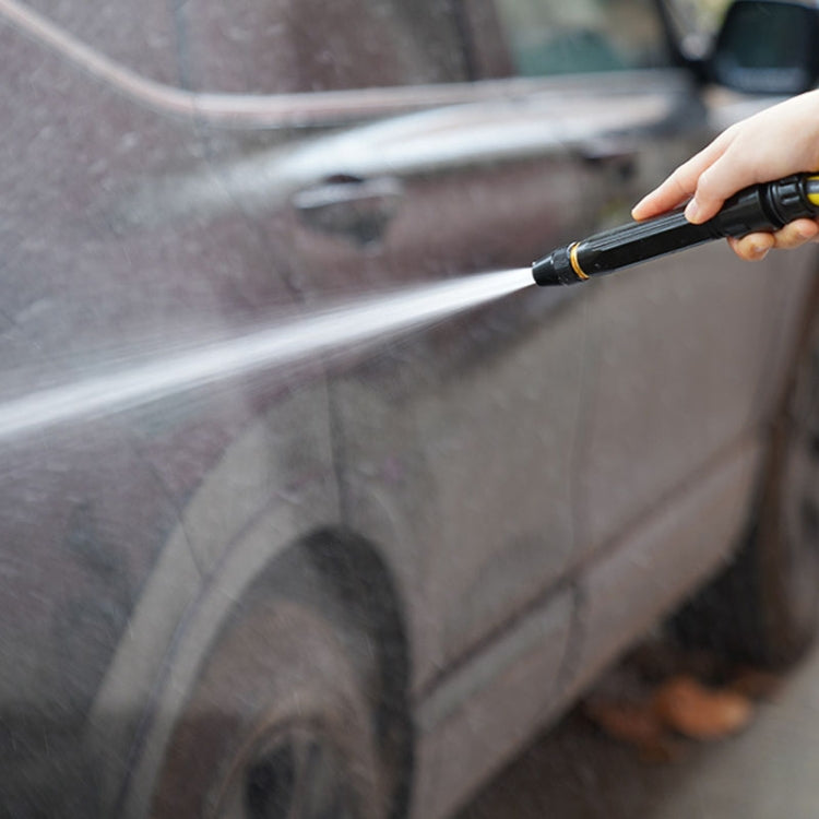 Household High Pressure Car Wash Metal Water Jet Car Brushing Booster Nozzle, 2 Clamps