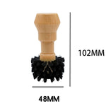 Coffee Powder Cleaning Brush Coffee Machine Brewing Heading Sweeping Brooch, Small, Large