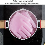 Kitchen Silicone Dishwash Gloves Male And Female Household Chores Cleaning Mitts, 160g