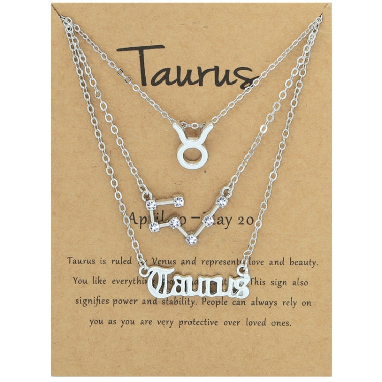 3 In 1 12 Zodiac Signs Necklace Set Retro Alphabet Symbols With Diamonds Jewelry Set, Scorpion Golden, Sagittarius Golden, Capricorn Golden, Taurus Golden, Pisces Golden, Leo Golden, Libra Golden, Cancer Golden, Aquarius Golden, Virgo Golden, Aries Gol...