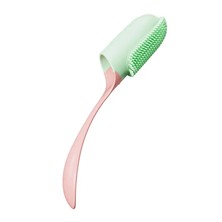 Pets Finger Toothbrush With Handle Dogs And Cats Oral Cleaning Tools