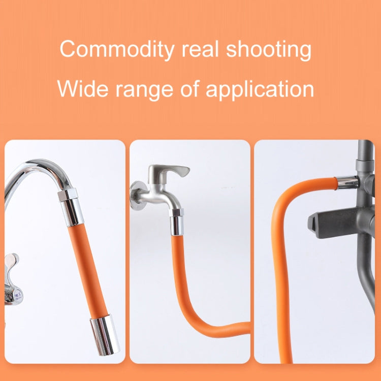 Faucet Splash-proof Universal Bending Shaping Extension Tube, 20cm, 50cm