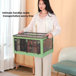 Folding Plastic Storage Box Stackable Storage Organizer with Wheels, White  37 x 26.5 x 22 cm, Yellow  37 x 26.5 x 22 cm, Green  37 x 26.5 x 22 cm, White Wooden Lid  37 x 26.5 x 22 cm, Yellow Wooden Lid  37 x 26.5 x 22 cm