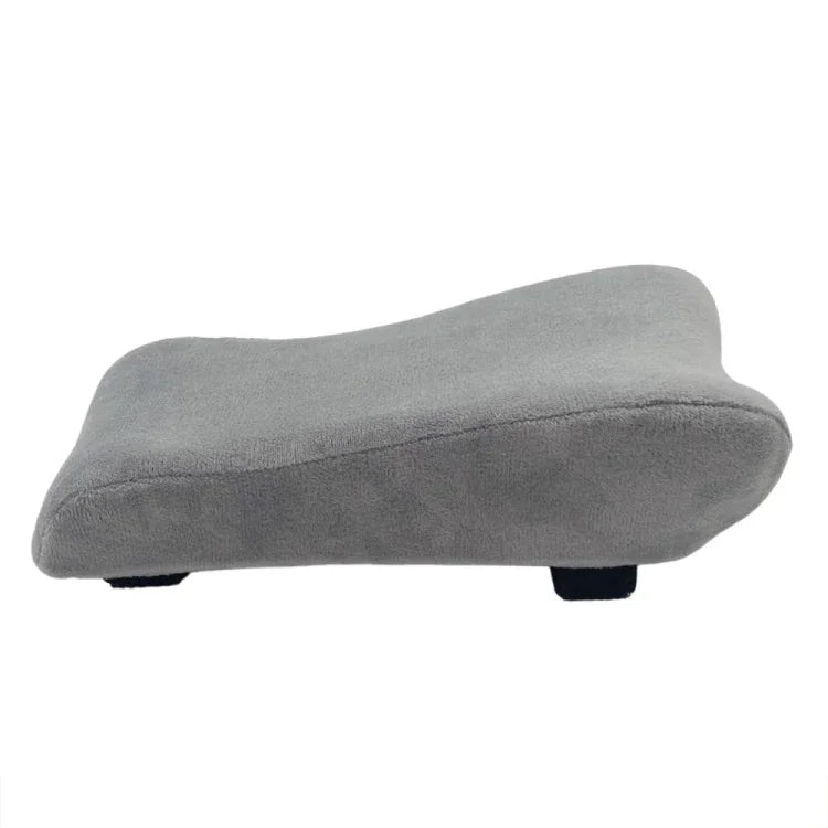 Curve Three-dimensional Support Memory Foam Office Chair Armrest Pad, Black, Gel Grid, Grid, Gray Grid, Gray