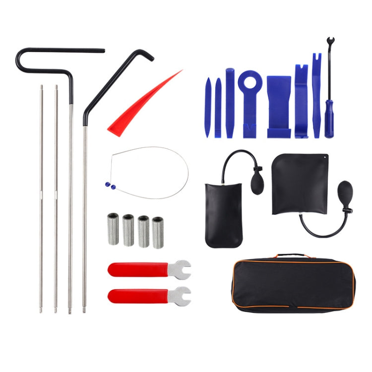 Car Audio Repair Disassembly Auxiliary Emergency Tool Kit, Orange 18pcs/set, Purple Red 18pcs/set, Red 22pcs/set, Blue 22pcs/set, Blue 23pcs/set, 27pcs/set