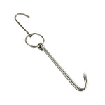 Stainless Steel Double Ring Duck Cooker Hanger Outdoor Barbecue Hanging Hook Stand, 3 Centi Small Ring 23cm, 3 Centi Small Wax Ring 24.5cm, 3 Centi Large Wax Ring 33cm, 3 Centi Medium Wax Ring 29cm, 4 Centi  Steel Thick Short 24cm                      ...