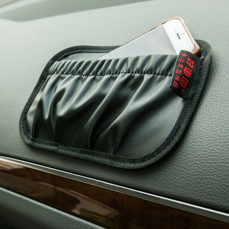 Car Instrument Console Adhesive Net Pocket Storage Hanging Bag, H012 Beige Large, H264 Gray Large, H013 Black Small, H014 Beige Small, H265 Gray Small