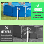 For Intex Pool Plunger Valves O-Ring Rubber 25076RP Washer Ring Kit, 6pcs /Set, 2pcs 10745, 2pcs 10262, 2pcs 10255