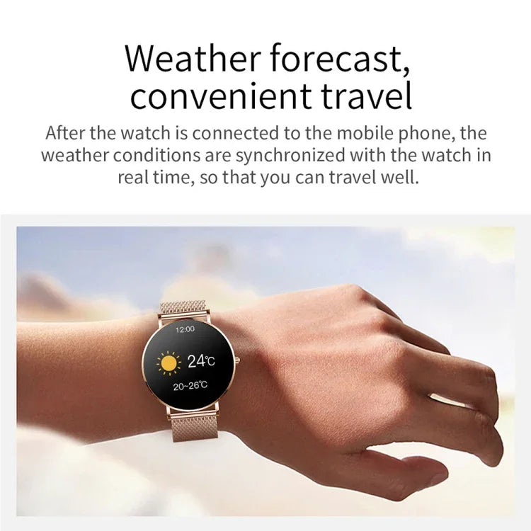 T8 1.3-inch Heart Rate/Blood Pressure/Blood Oxygen Monitoring Bluetooth Smart Watch, Gold, Silver, Orange, Silver Gray