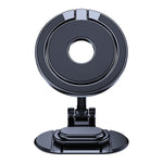 Magnetic Folding Car Phone Holder Rotatable Dashboard Stick-On Navigation Stand, D50-1