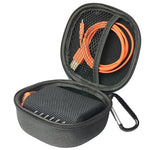 For JBL GO4 Bluetooth Speaker Portable Storage Bag Protective Case, Blue, Black, Black Carbon Fiber