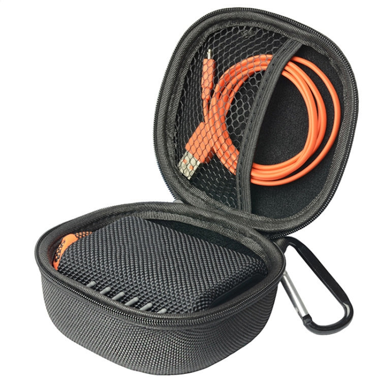 For JBL GO4 Bluetooth Speaker Portable Storage Bag Protective Case, Blue, Black, Black Carbon Fiber