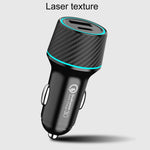 QIAKEY Dual Fast Charging Charger One To Two Cigarette Lighter, TH218 36W, TH219 48W, TH215 43W, TH229 95W