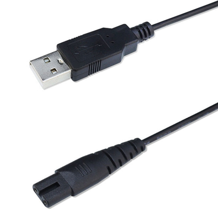 1.25m For Shaver / Water Refill Device USB TTo 8-Figure Tail Charging Cable Power Cord
