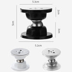 No Punching Silicone Household Strong Magnetic Silent Anti-collision Door Stopper, Transparent, Black, White