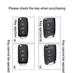 For Volkswagen Jetta Car Key Cover Multifunctional Keychain Anti-lost Number Plate, A, B, E, G