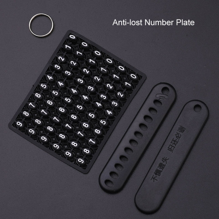 For Mercedes-Benz Car Key Cover Multifunctional Keychain Anti-lost Number Plate, A, B, C, E, F, G