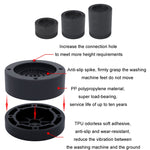 Washing Machine Base Non-Slip Heightening Fixed Shock-Absorbing Foot Pads, Black 3.5cm, Black 6cm, Black 8.5cm