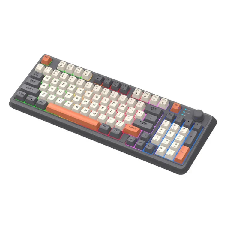XUNSVFOX K94 Wireless Bluetooth Dual Mode Mechanical Keyboard Gaming Office Laptop Keyboard