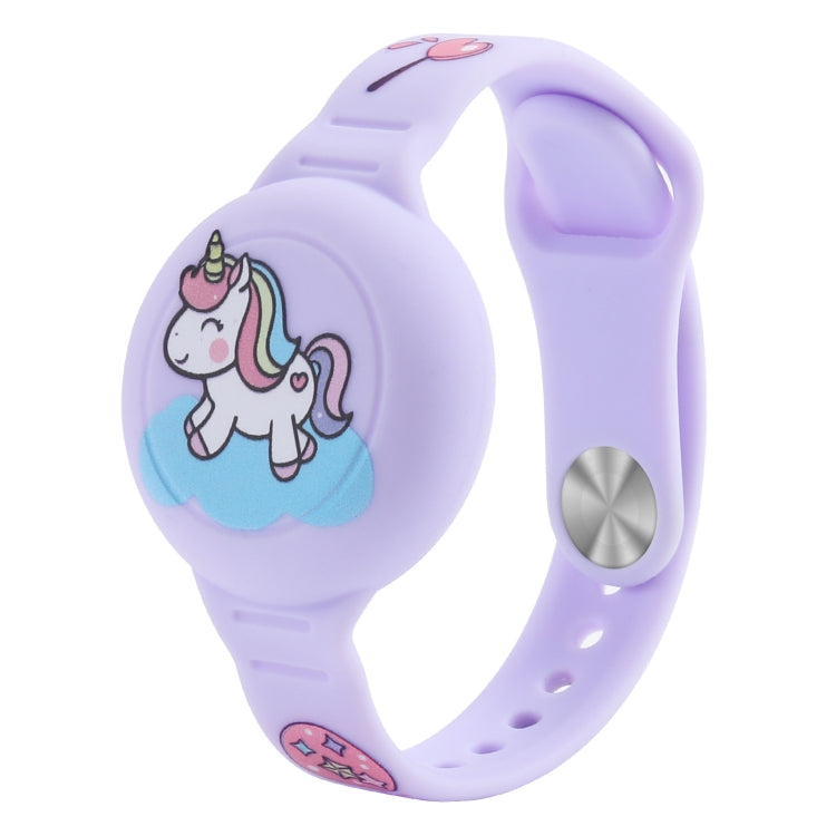 For AirTag 2nd Gen / AirTag 1st Gen Cartoon Watch Strap Locator Silicone Protective Cover Anti-Lost Device Case
