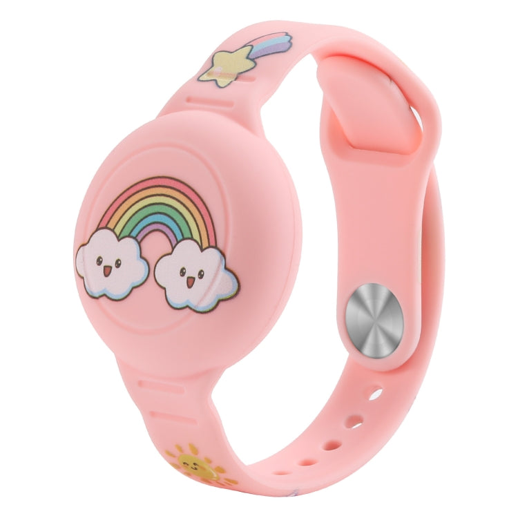 For AirTag 2nd Gen / AirTag 1st Gen Cartoon Watch Strap Locator Silicone Protective Cover Anti-Lost Device Case