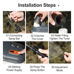 4L Electric Sprayer Agricultural Atomizer Built-In 2000mAh Rechargeable Battery