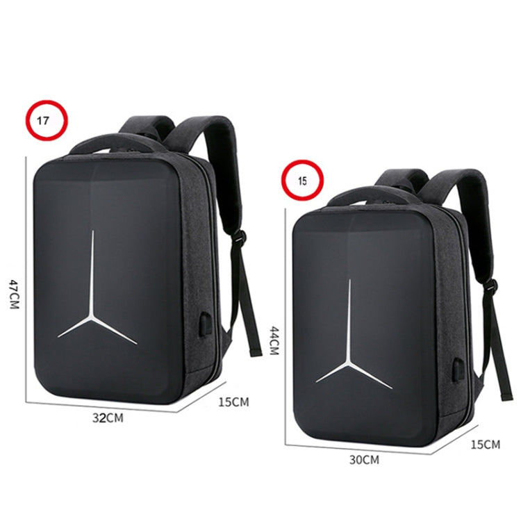 Multifunctional Waterproof Business Sports Laptop Backpack with USB Port, 15 inch, 17 inch