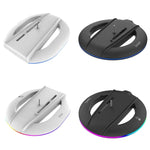 For Sony PS5 Slim IPEGA Universal Game Console Vertical Cooling Base Holder, White, Black, Colorful White, Colorful Black