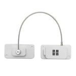 Child Safety Lock No Hole Window Limiter Refrigerator Drawer Cabinet Combination Lock, 3-bit Black, 3-bit White, 2-bit Black, 2-bit White, 2-bit Gray