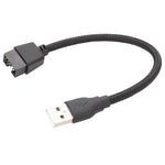 USB-A Male To 9Pin Motherboard Built-In RGB Data To External U Port Adapter Cable, USB-A Male To 9Pin
