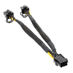 6Pin To Dual 8Pin Graphics Card Set Cable One To Two Power Supply Cable Adapter, 6Pin To Dual 8Pin