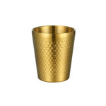 304 Stainless Steel Hammer Mug Thickened Double-Layer Restaurant Tea Cups, 175ml, 260ml, 300ml, 350ml, 450ml