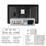 10.4 Inch MP5 Single Butt Vertical Screen Manual Rotation Android Navigation With Wireless Carplay Backup Camera