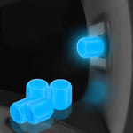 5packs Luminous Car Motorcycle Tire Valves, Green, Yellow, Blue, Pink, Red, Orange