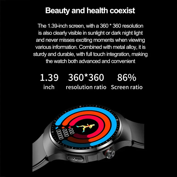 TK25 1.39-inch IP67 Waterproof Sports Health Monitoring Smart Bluetooth Calling Watch