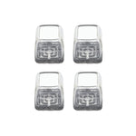 4pcs / Set Thickened Wear-Resistant Table And Chair Leg Covers Household Quiet Non-Slip Stool Foot Protector, Mini Small Round Transparent, Mini Small Round Light Gray, Mini Small Round Light Brown, Mini Small Square Transparent                        ...