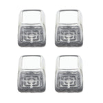 4pcs / Set Thickened Wear-Resistant Table And Chair Leg Covers Household Quiet Non-Slip Stool Foot Protector, Mini Small Round Transparent, Mini Small Round Light Gray, Mini Small Round Light Brown, Mini Small Square Transparent                        ...