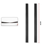 Car Side Window Wipers Removing Water Mist Universal Rubber Strips, 1pair