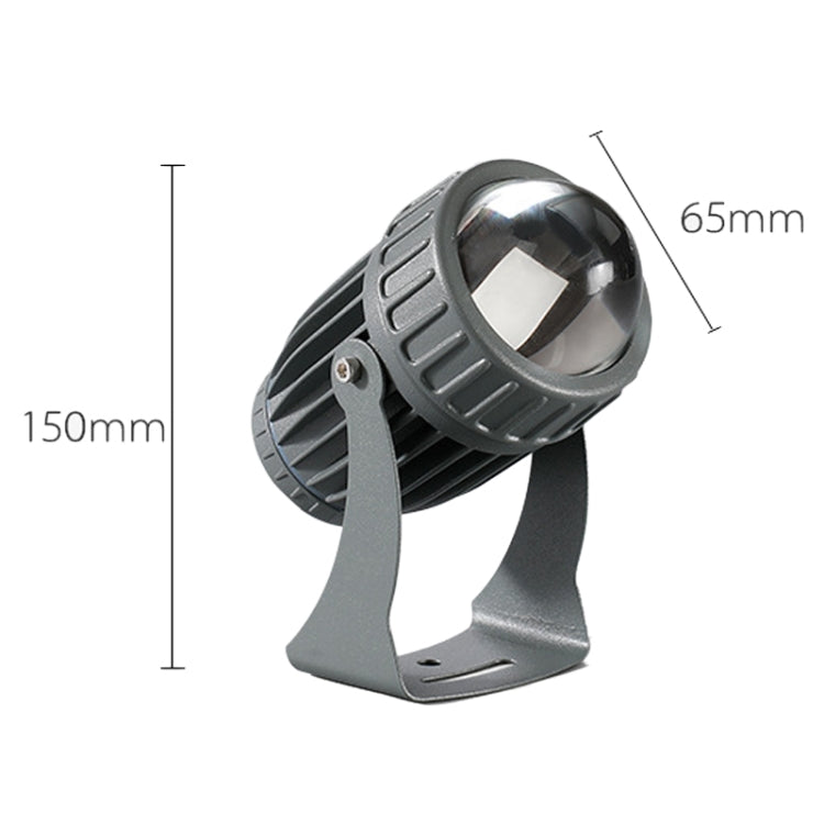10W One Beam LED Spotlight Outdoor Waterproof Lighting Pillar Wall Light Remote Landscape Lamp, Choose 1 of 3 Colors, Choose 1 of 5 Colors